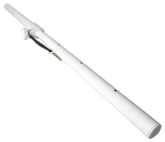 Adjustable Speaker Pole M20 Fixing White